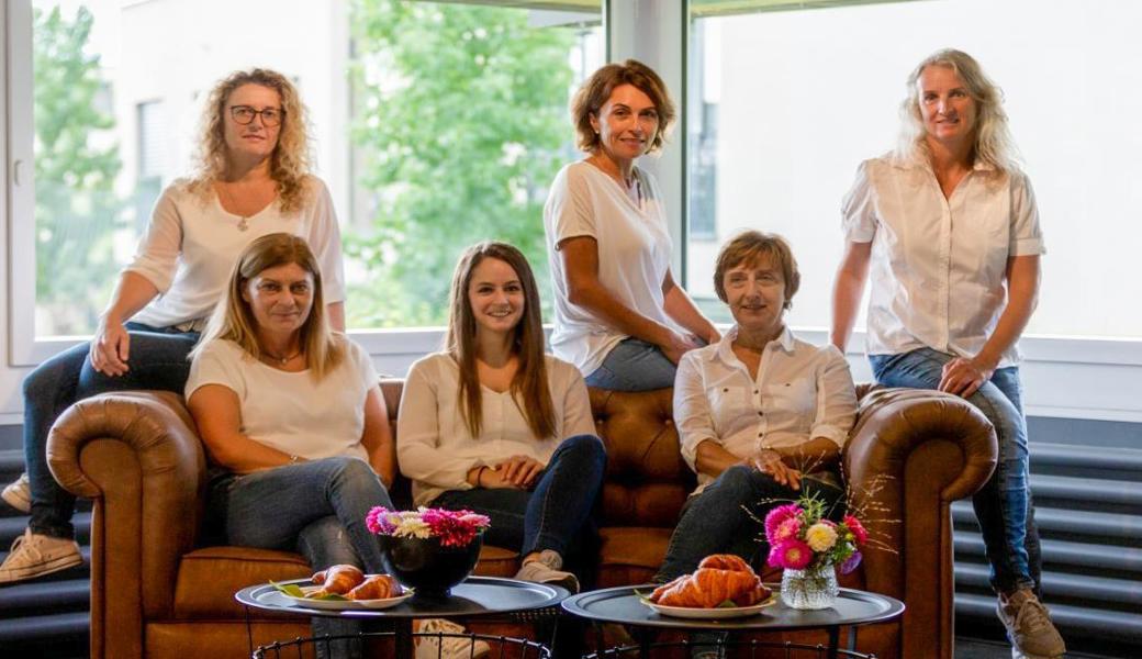 Das neue Kathrinahus-Team (v. l.): Karin Hüppi, Conny Meyer, Nina Graf, Sandra Quidiello, Angela Polzin, Corinne Wörnhard. 