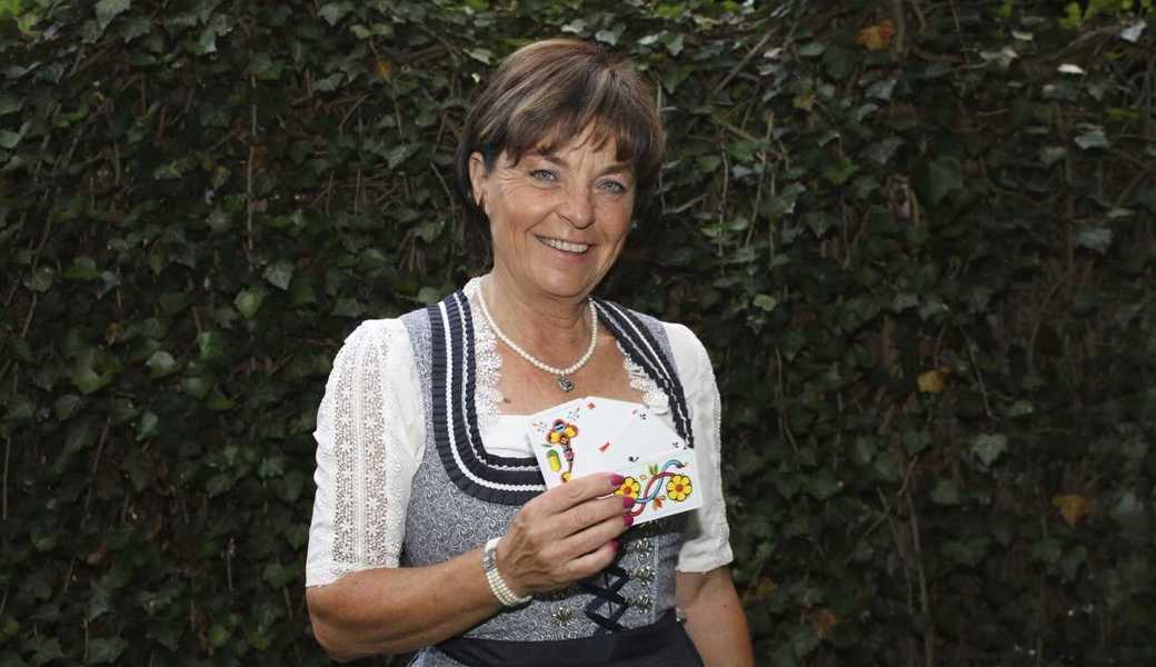 Spielleiterin des Jassturniers ist TV-Moderatorin Monika Fasnacht.  Bild: pd