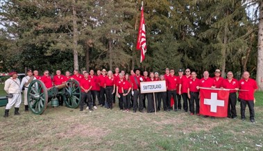 Vergoldete Vorderlader-Schützen an der WM in Norditalien