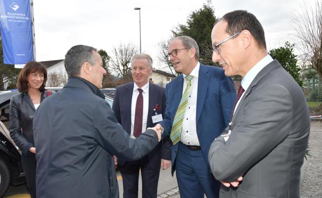 Polizei schützt Bundesrat diskret