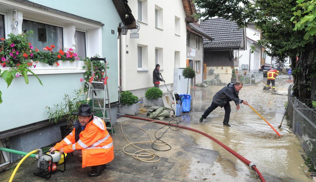 Wie beim Unwetter im Sommer 2017 muss es 1970 innerhalb kürzester Zeit zu enormen Wassermassen gekommen sein. 