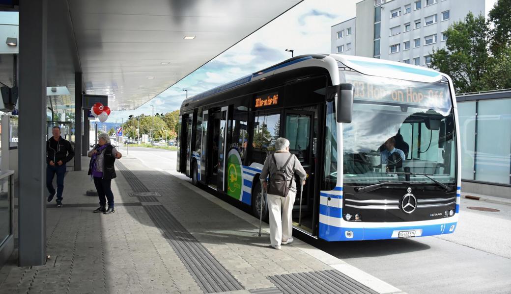 Mit der Linie 303 verbindet Rheintal Bus unter anderem die Gemeinde Diepoldsau mit dem Bahnhof der Stadt Hohenems (Bild) und das Stadtzentrum. Einheitliche Fahrpreise im öffentlichen Verkehr beidseits der Grenze aber werden wohl Wunschdenken bleiben.