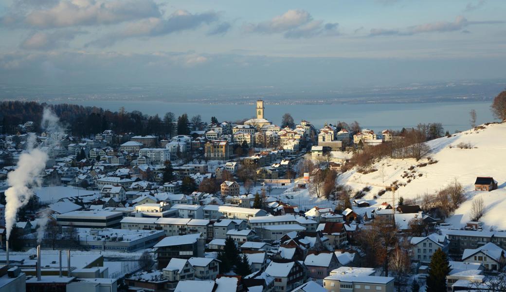 Könnte das Zentrum einer Gemeinde Vorderland sein: Heiden. 