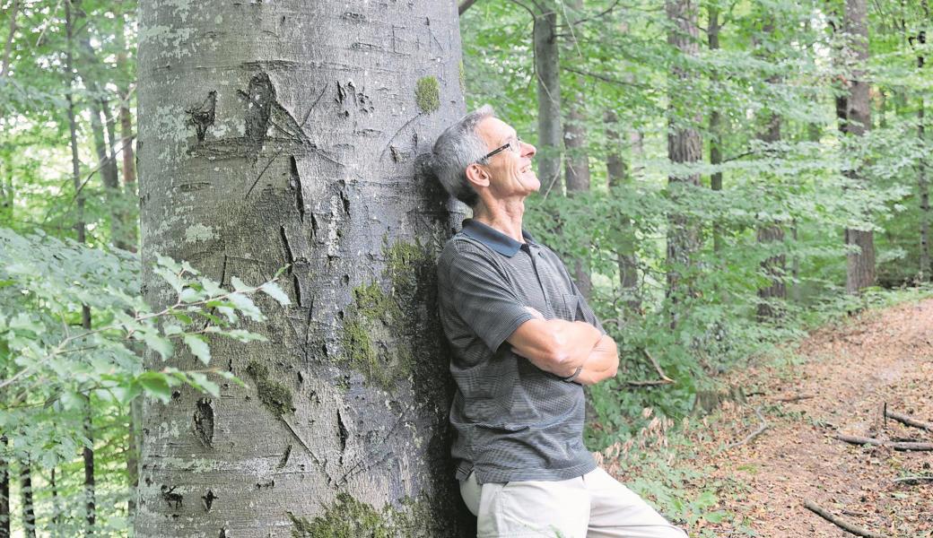 Kurt Metzler fühlt sich in jeder Jahreszeit wohl im Wald.