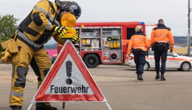 Wohnung in einem Mehrfamilienhaus geriet in Brand