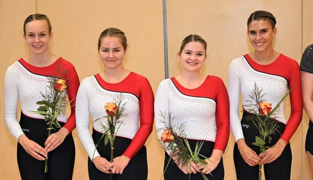 Erfolgreich in die Saison gestartet (von links): Fabienne Haas, Nadine Bissegger, Ronja Zünd und Laura Tarneller vom VC Rheineck.