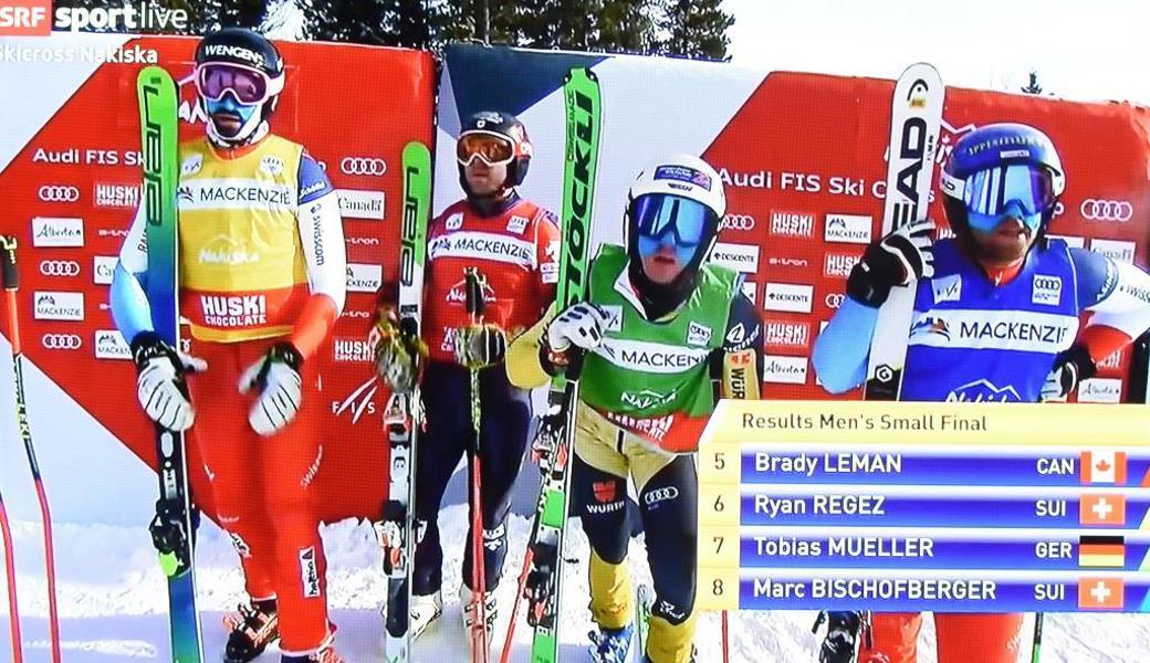 Marc Bischofberger (rechts) gelang einmal mehr in Kanada ein gutes Rennen.