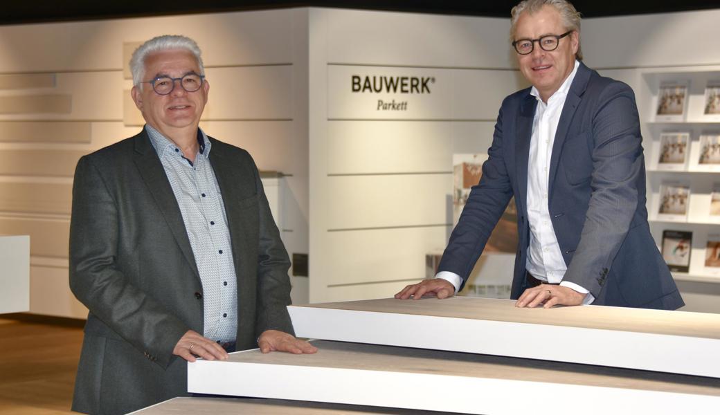 Nach zwölf Jahren als CEO übergibt Klaus Brammertz (links) die Führung der Bauwerk Group AG auf 1. Januar an den 50-jährigen Patrick Hardy. 