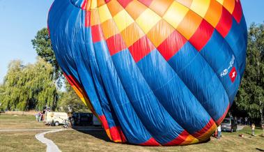 Bruchlandung mit Heissluftballon