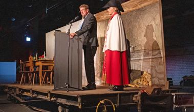 Bundesrat Albert Rösti zu Gast an der Feier der Appenzeller Bahnen