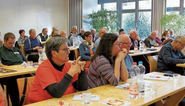 Im Zentrum das Aktionsrad mit dem Kolping-Logo «Zeit schenken»