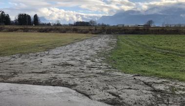 Alten Radweg abgebrochen