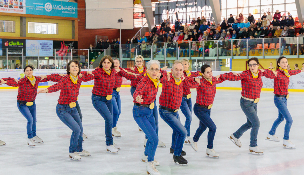 Ihre Westernkür zu Musik aus dem Film «Toy Stories» gelang den Ice Goldies noch nie so gut wie am Swisscup in Widnau. 
