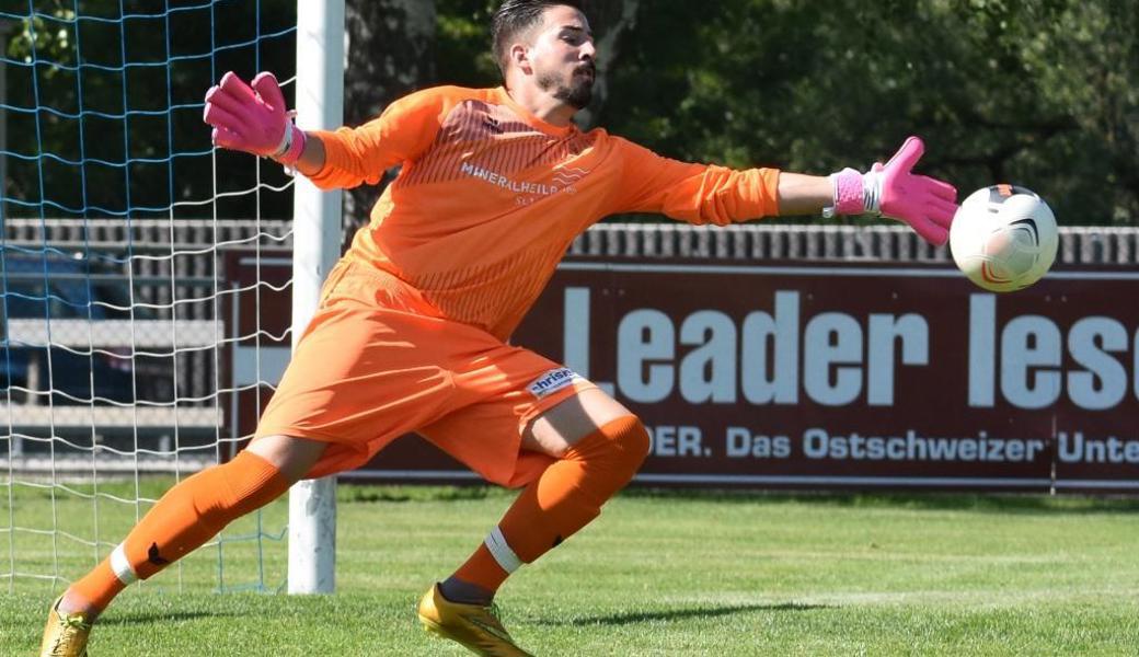 Torhüter Teoman Dastan wurde am Samstag von seinen St. Margrether Kollegen im Stich gelassen.