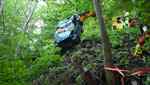 20 Meter in die Tiefe: Schwerer Unfall auf dem Vilsnaweg