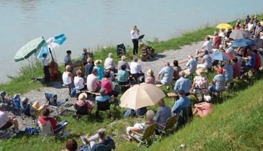 Gottesdienst am Rheinufer