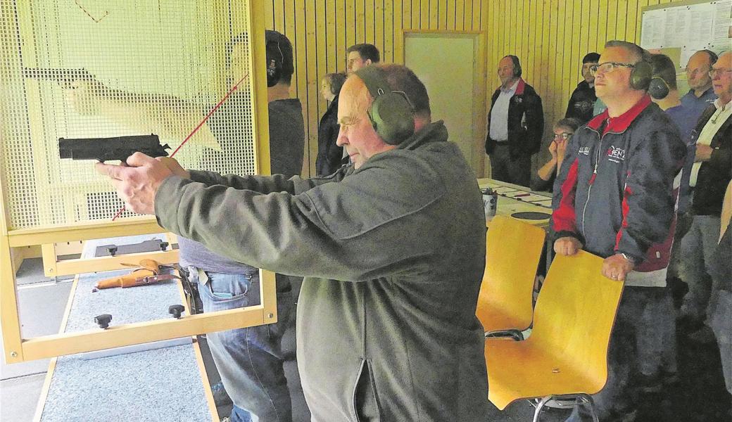 336 Pistoleros, 17 mehr als 2018, schossen am Feldschiessen in Montlingen.