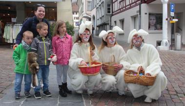 Hasen wünschen frohe Ostern