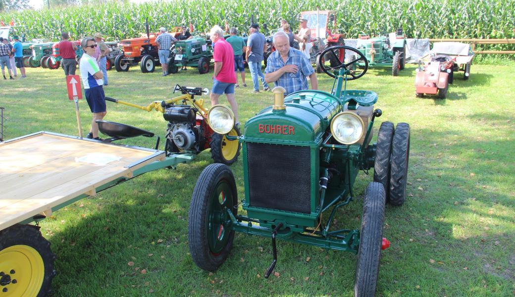 Dieser Traktor, ein Bührer C, Baujahr 1934, gehört Stefan Kuster aus Thal.