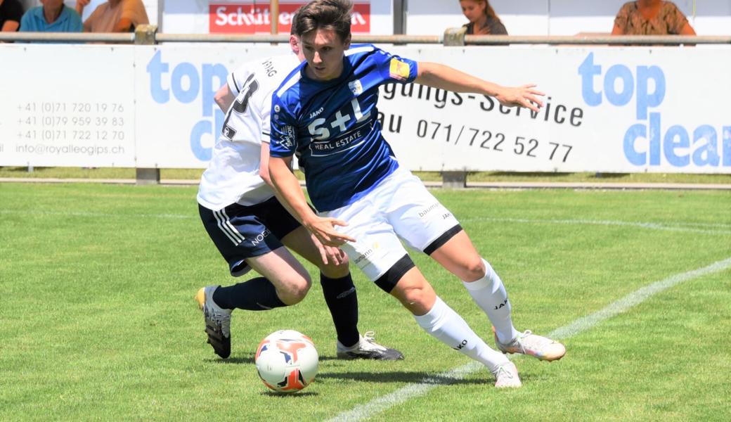 Im letzten Spiel dieser Saison empfängt der FC Widnau mit Flügelflitzer Samuel Thönig das abstiegsbedrohte Bazenheid.