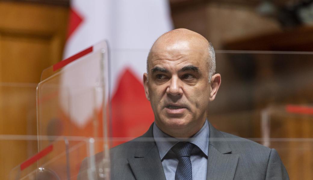 Bundesrat Alain Berset, Vorsteher des Eidgenössischen Departements des Innern.