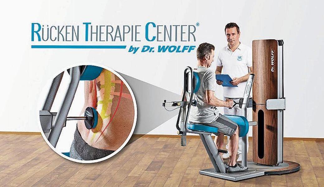 Das Sensorsystem des Dr. Wolff Rückentherapie-Centers sorgt rasch und effektiv für Besserung.