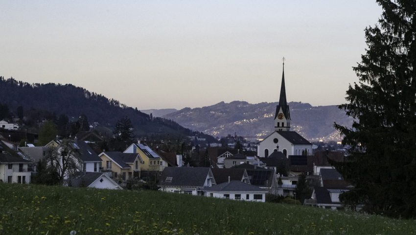 Unterwegs von Marbach über den Kapf nach Lüchingen.