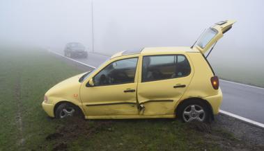 Unfall im Nebel