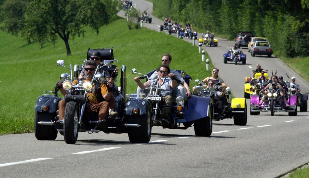 Treffen wie dieses Bikertreffen dienen dazu, sich wirklich zu begegnen.