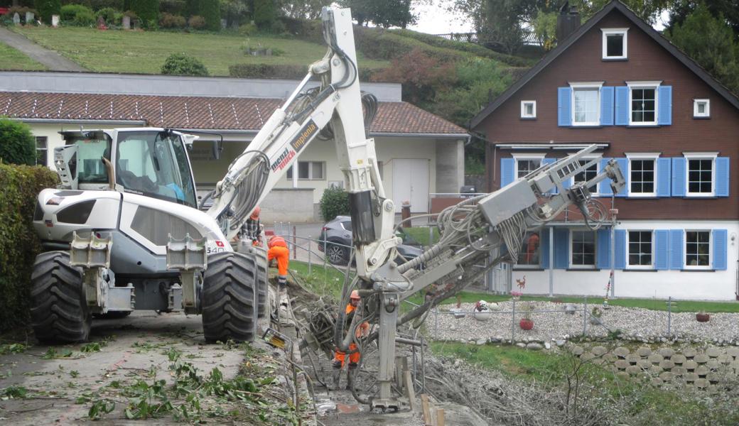 Gesperrt: Die Zufahrt zum Friedhof erfolgt via Güetli – Sonnenblickstrasse – Ruten. 