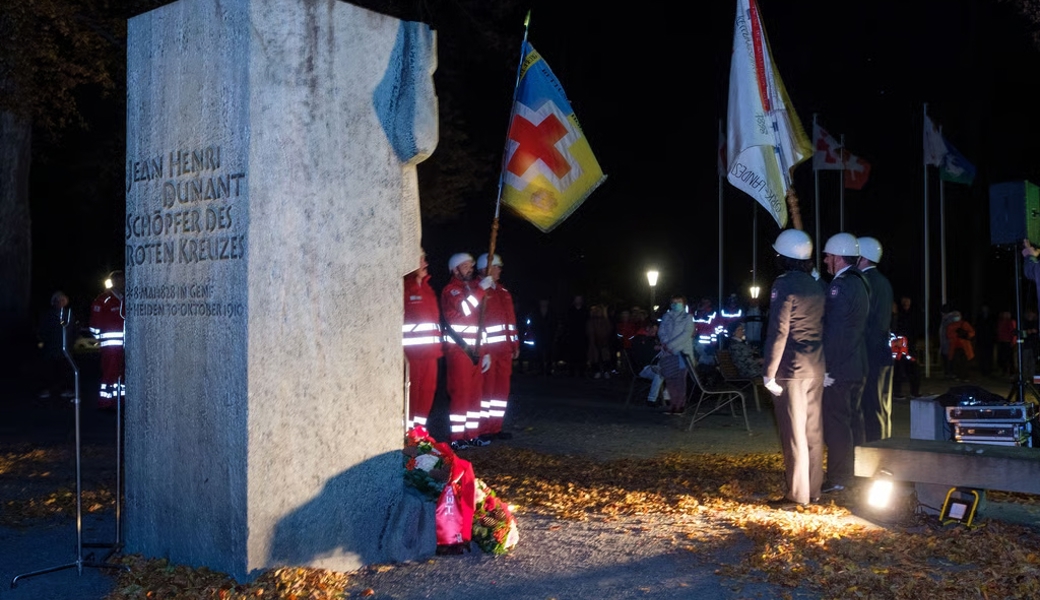 Gedenkfeier für Henry Dunant, den ersten Friedensnobelpreisträger