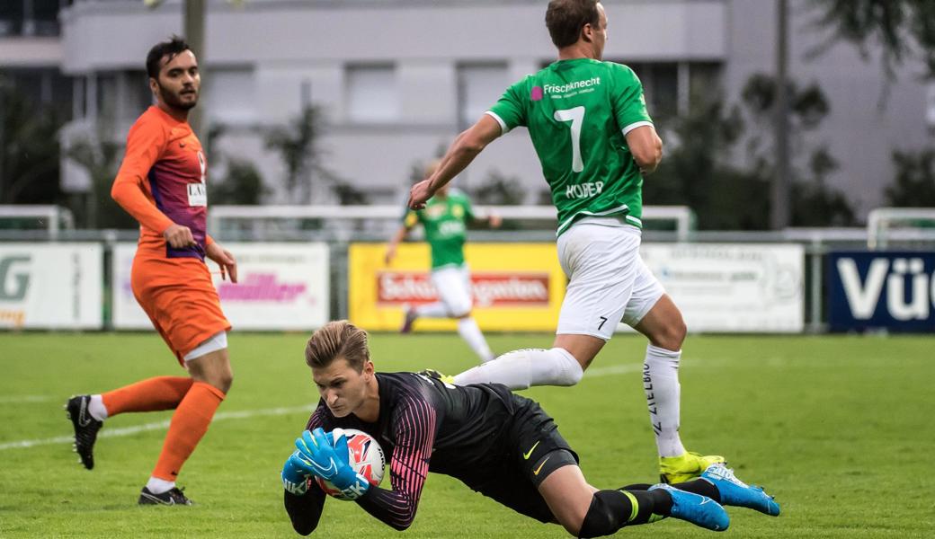 Ilija Kovacic, hier gegen den Diepoldsauer Raphael Huber vom SC Brühl, kehrt zu seinem Stammverein Widnau zurück.