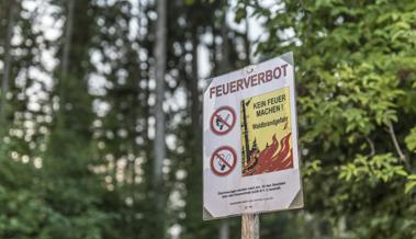 Grosse Waldbrandgefahr: Kein Feuer entfachen im Freien