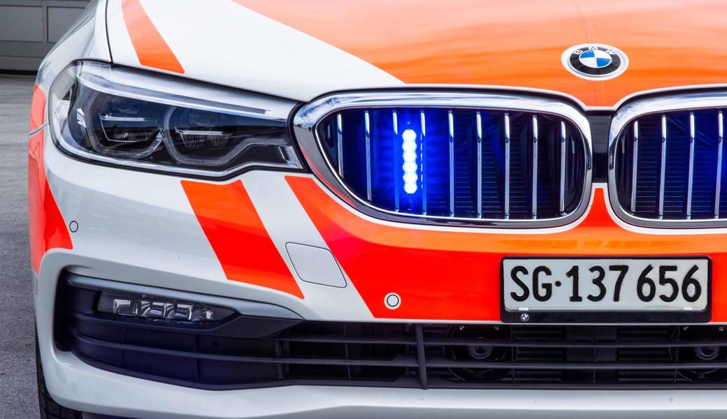 Die Polizei stoppte mehrere Autofahrer auf dem Südring in Altstätten. Sie waren zu schnell unterwegs.