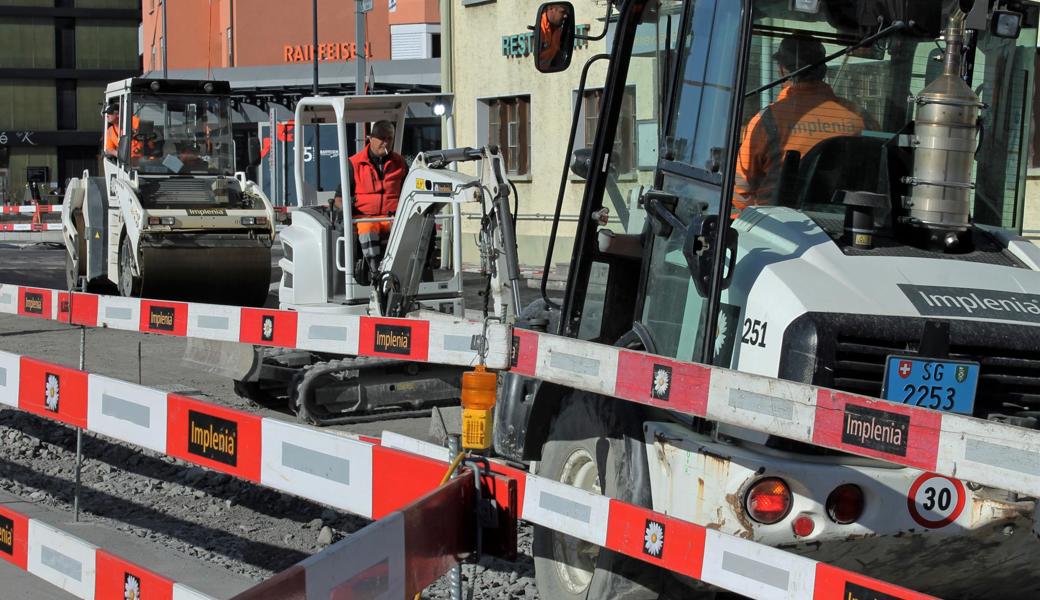 In Diepoldsau wird weiterhin fleissig gebaut.