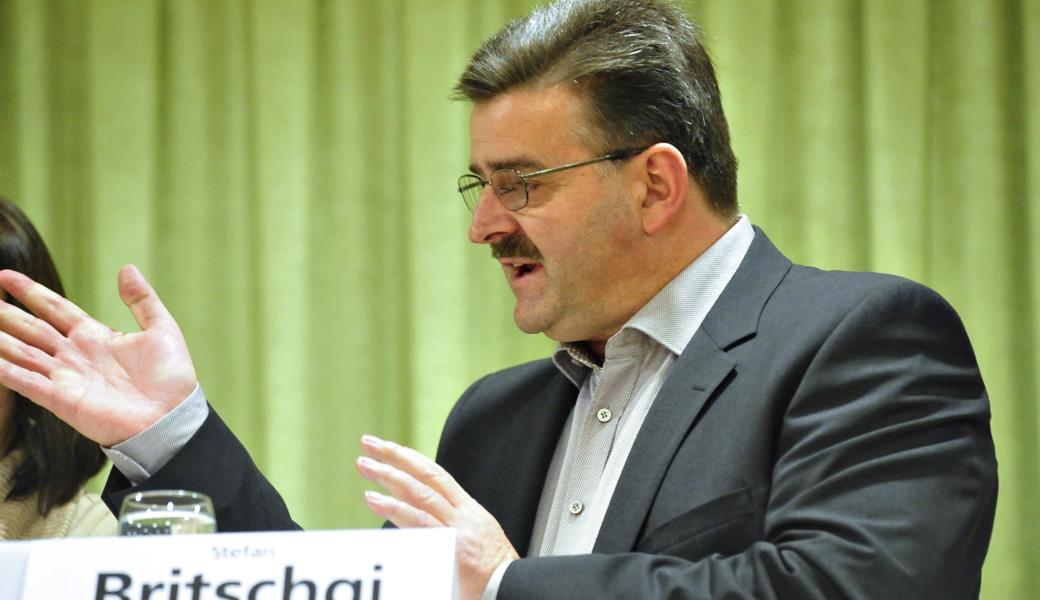 Da politisierte er noch als Diepoldsauer Kantonsrat: Stefan Britschgi an einem Abstimmungspodium 2015 in Marbach.