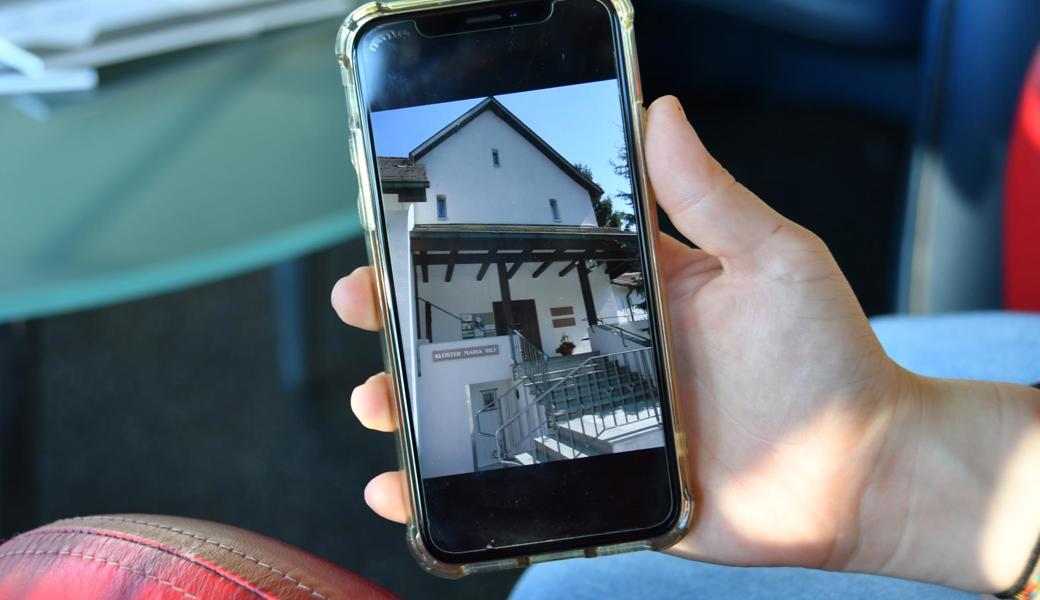 Mit dem Handy findet man Bilder, die zum Beten animieren – so auch vom Kloster Maria Hilf in Altstätten.