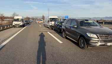 Unfallserie auf der A1: Nach Kollision bei Rorschacherberg krachte es auch in Thal