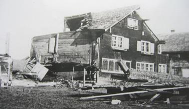 Vor 100 Jahren: Orkan zerstörte viele Häuser