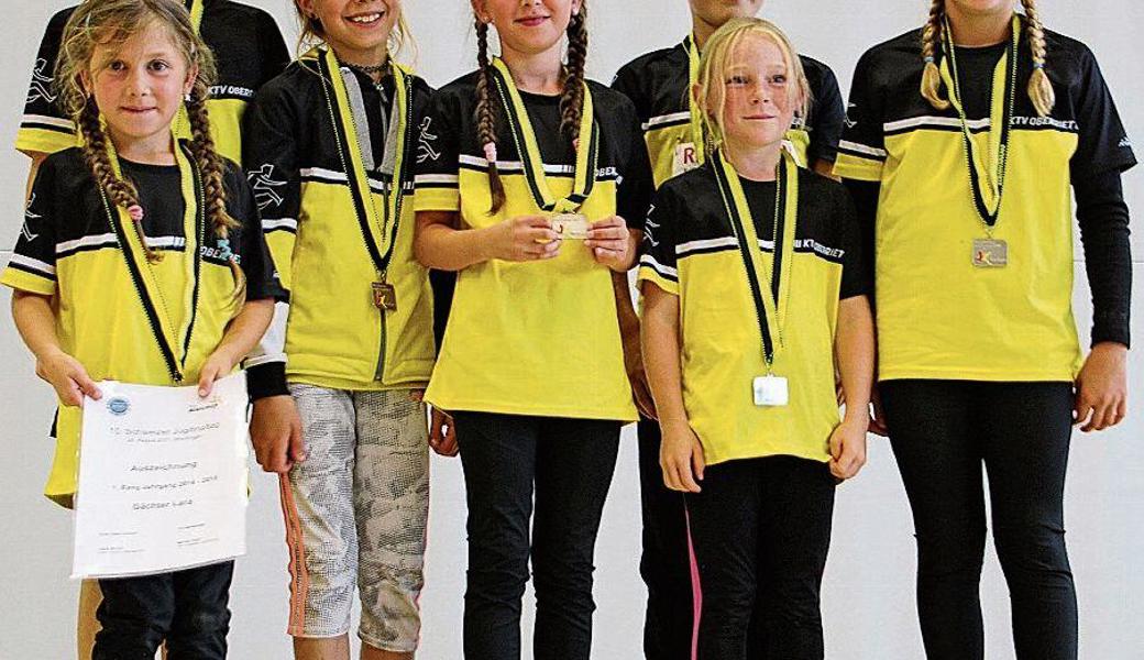 Die Jugi des KTV Oberriet war sowohl am Kantonalfinal des UBS Kids Cup als auch am Schweizer Jugifinal der Sportunion erfolgreich.