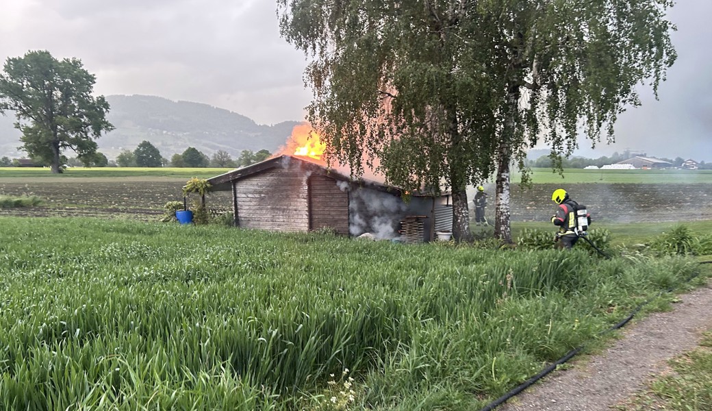 Holzasche im Kompost setzt Schrebergarten in Brand