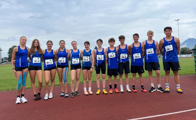 Zwei Mal Gold für die OMR am kantonalen Schulsporttag Leichtathletik