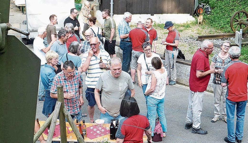 55 Aktive des Heldsbergvereins erfreuten sich am Grillabend. 