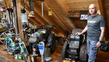 Traktoren und Motoren lassen Peter Göldi aus Lienz schwach werden