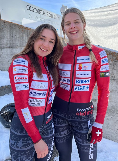 Harmonie vom ersten Moment an: Die WM-Medaillengewinnerinnen Julie Leuenberger und Debora Annen.