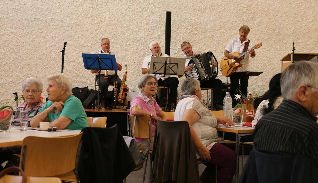 Die Stossberg-Musikanten unterhielten die Altstätter Jubilarinnen und Jubilare mit flotter Musik.