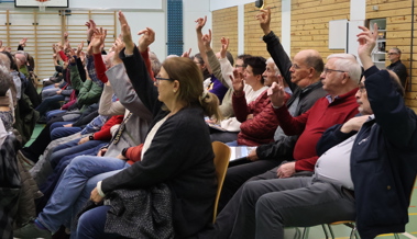 Bürgerversammlung ohne Diskussionen: Marbach sagt dreimal Ja