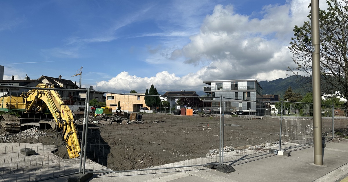 Im Zentrum entstehen neue Wohnungen und Gewerbefläche | Der Rheintaler