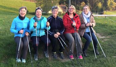 Donnerstags ist beim Skiclub Nordic Walking