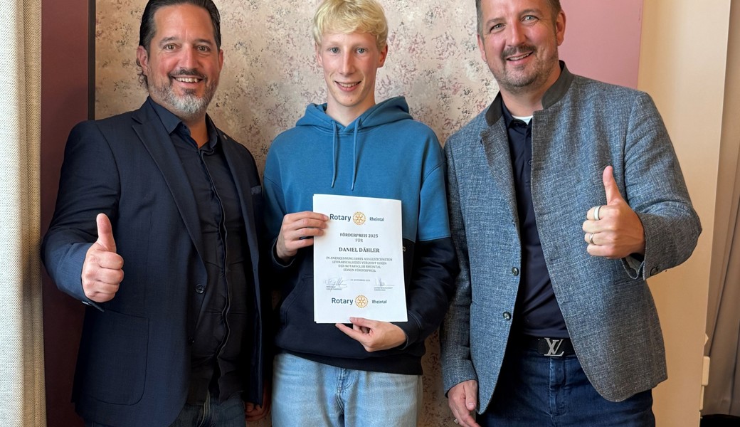 Der Rotary-Förderpreis 2025 geht an einen jungen Elektroniker
